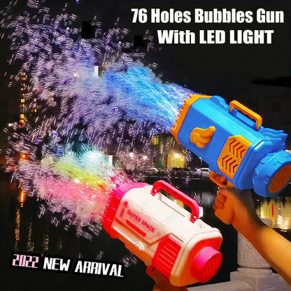 69 Holes Soap Bubbles Machine Gun