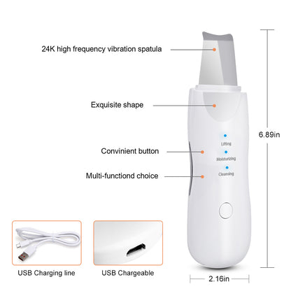 Ultrasonic Skin Scrubber Deep Face Cleaning Machine