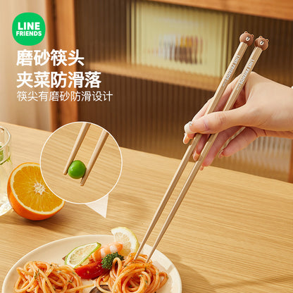 Korean style cute alloy chopsticks