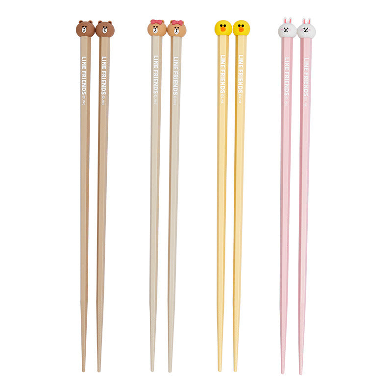 Korean style cute alloy chopsticks