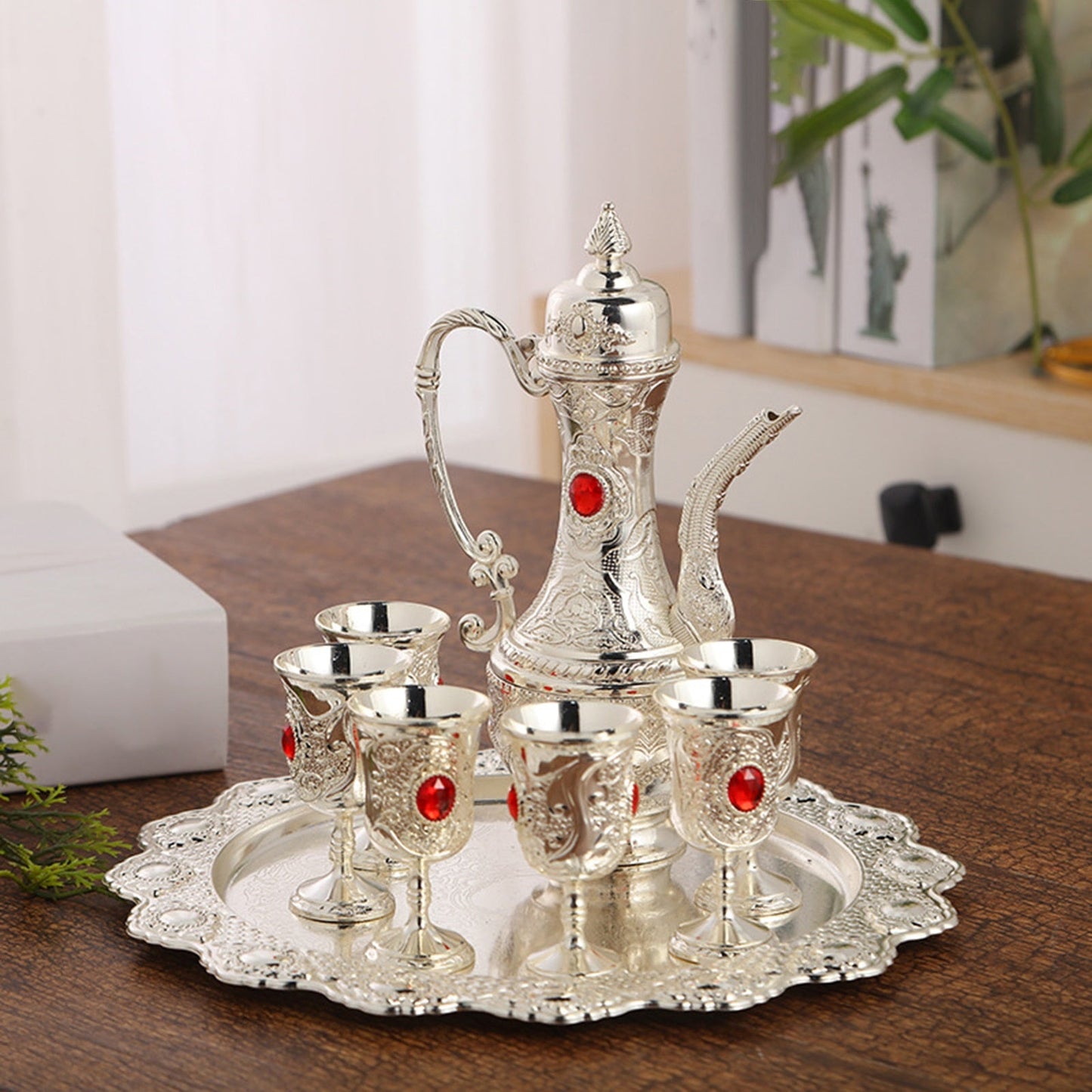 Luxury Vintage Turkish Coffee Pot Set Tea